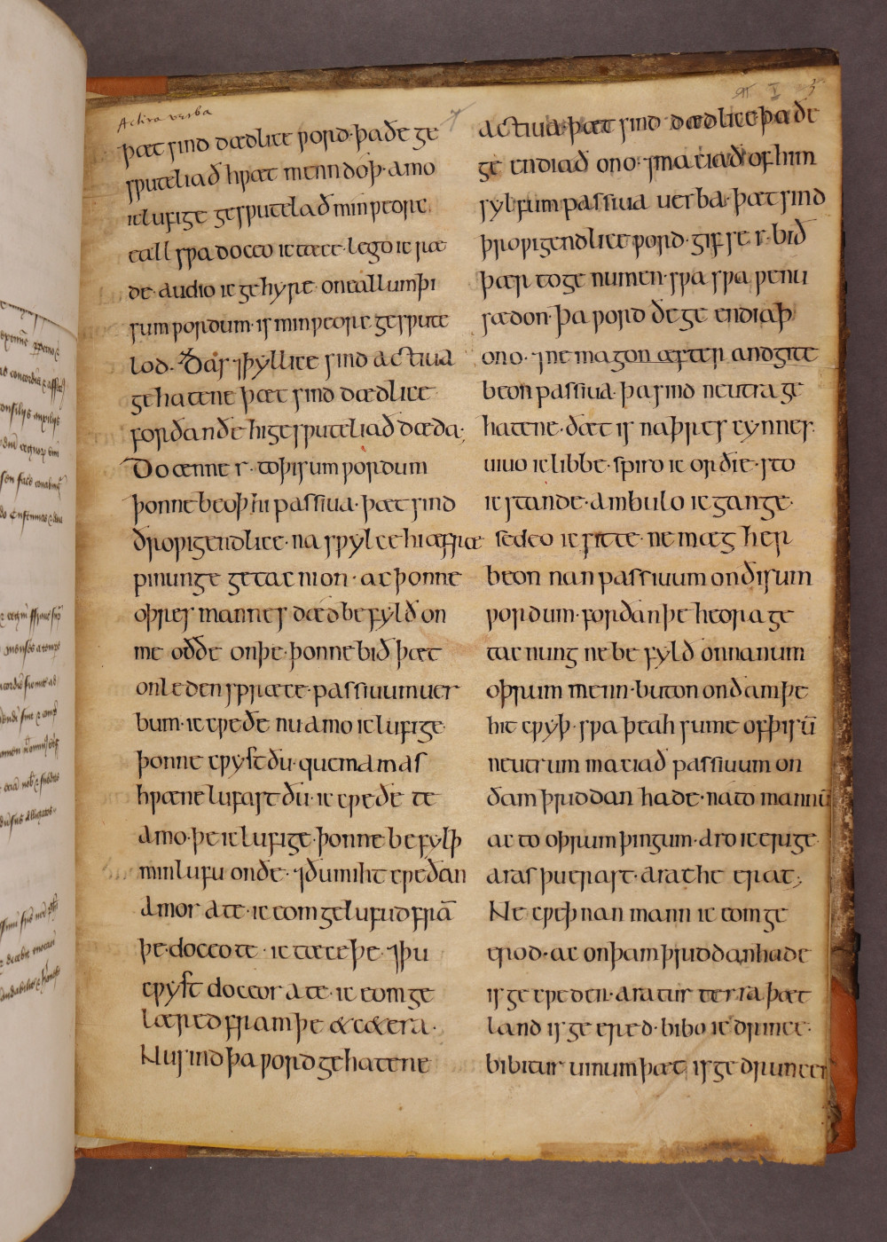 MS 38 Folio I  recto